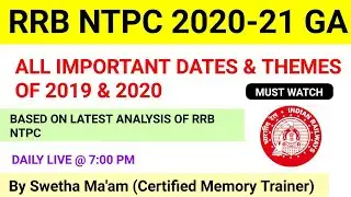 IMPORTANT DAYS AND THEMES 2020/IMPORTANT DATES AND THEMES (JULY-DEC) 2020/RRB NTPC GENERAL AWARENESS