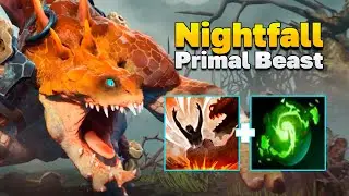 ИМБА? Nightfall на Primal Beast 14/0/13 Dota 2 #dota2 #дота2 #dota2gameplay #nightfall