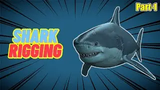 How to rig fish | shark | Autodesk Maya || Part-1
