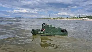 Испытание буксира из пластилина (Балтика)