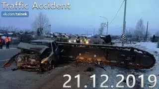 Подборка аварии ДТП на видеорегистратор за 21.12.2019 год