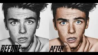 Speed Art | Colorize Black & White Image With Photoshop CS6