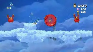 Rayman Origins, 21. Небесная соната  (за время, Электун, кубок) ПОДПИШИСЬ ПОЖАЛУЙСТА!!!
