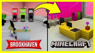 BROOKHAVEN KUAFÖRÜ MINECRAFT'TA💥MUHAMMET EFE ARI🐝ARIGİLLER🐝MINECRAFT🐝AYŞEM ECE ARI