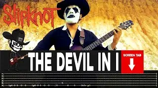 【SLIPKNOT】[ The Devil in I ] cover by Masuka | LESSON | GUITAR TAB