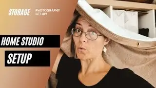 Photography Home Studio | Maternity and Newborn Session setup + material backdrop & storage ideas