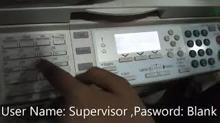 Ricoh mp 201 Admin Password reset Ricoh mp 2000, mp 2018, mp 1800