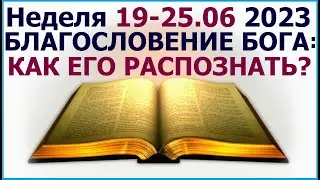 Неделя 19 - 25 июня 2023 г.: о помощи Бога в борьбе с неожиданными трудностями. Свидетели Иеговы