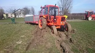 Rosyjska wiosna w polu 2016 Wtopy Mtz 82  T 25