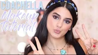 COACHELLA INSPIRED MAKEUP TUTORIAL | Julia Dantas x Melody Sedgh Collab