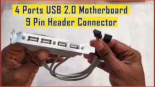 4 Ports USB 2.0 Female to Motherboard 9 pin Header