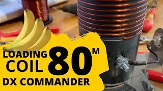 HAM RADIO: DX Commander Base loaded for 80M Vertical.  DX Commander
