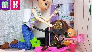 KATYA AND MAX are a FUN FAMILY SURPRISE BABAYKA FOR DIANA 