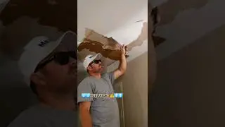What happens if your whole ceiling peels off #diy #renovation #homeimprovement