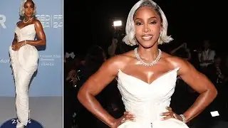 "Kelly Rowland Stuns at amfAR Gala"