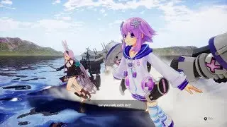 Azur Lane: Crosswave - Neptune intro and gameplay