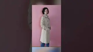 Классический плащ с подкладкой на осень. 