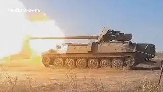 Hybrid self-propelled gun MT-LB with gun MT-12 of Ukraine