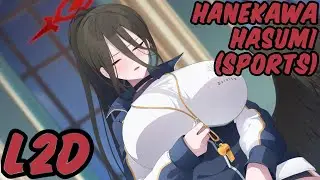 [Blue Archive] Hanekawa Hasumi (sports) L2D [ENG SUB]