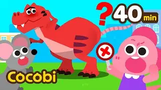 Help! T-Rex Lost His Tail! + Kids Songs Compilation | Cocobi
