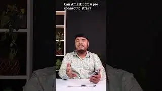 Can Amazfit Bip U Pro Connect to Strava | #shorts