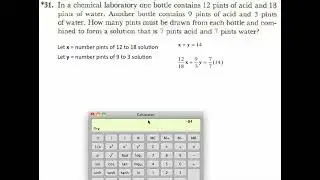 Systems of Equations Word Problems. Question 31