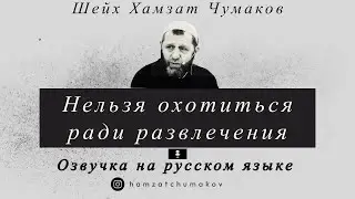 Озвучка на русском языке. Шейх Хамзат Чумаков / Нельзя охотиться ради развлечения.