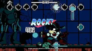 Goner Song In Mega Man: Funkin Heroes FNF Mod