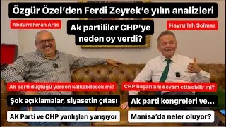 Ak partililer CHP’ye nasıl oy verdi? Manisa da siyasi coğrafya değişti mi? Şok analizler.