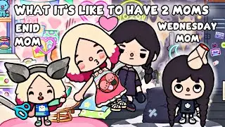 Wednesday Mom 🕷 & Enid Mom 💅🏻 | What It’s Like To Have 2 Moms | Toca Life Love Story / Toca Boca