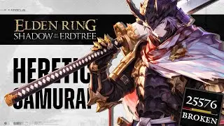 S Tier Heretical Samurai Build Deletes Bosses in Elden Ring DLC, Updated Blasphemous Blade Build