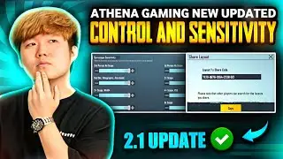 🔥(NEW 2.1) Athena Gaming Sensitivity & control settings 2022 | Athena new control & sensitivity pubg