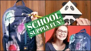 Fun School Supply Creations!
