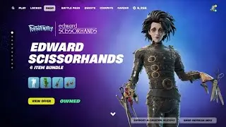 *NEW* EDWARD SCISSORHANDS & MCLAREN SENNA! Fortnite Item Shop [October 15th, 2024]