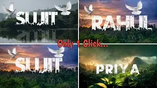 Instagram Viral Jungle Name Reels Editing | Urban Jungle Font Name Video Edit | Forest Name Edit