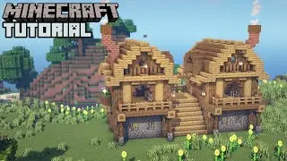 Minecraft - 2 Player Survival House Tutorial (How to Build)