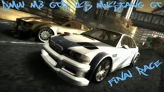 NFS MW - Final Race the way it shoud have been.  My M3 GTR vs Razor's Mustang GT | All 5 Races