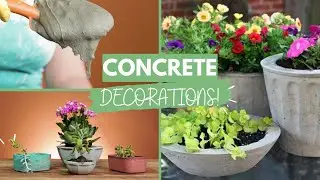 Concrete Decorations! | VIX HACKS