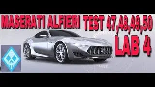 Asphalt 8 R&D test 47,48,49,50 lab 4 Maserati Alfieri