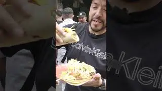 Tacos baratos, buenos y gigantes a $30 pesos en el Centro Histórico.