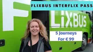 FLIXBUS Interflix Pass 5 trips €99 - InterFlix challenge - CHEAP European travel