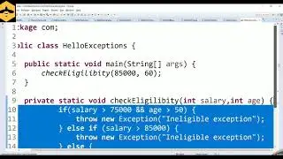 What is the use of THROWS in java ? Java exception handling | Java tutorial for beginners !