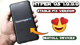 Hyper OS V1.0.9 Stable Fix Version For Miatoll Devices | New UI | SmoothAF | Review & Installation😍😍
