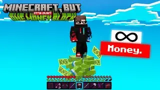 Minecraft But There Is Money One Block | GamerBhai