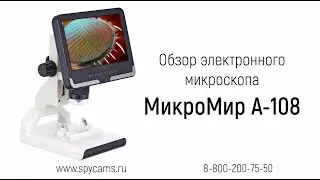 Обзор цифрового микроскопа «МикроМир А-108»