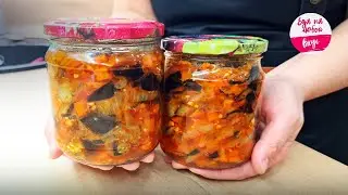 Aunt Shura's vinegar-free perfect eggplants with garlic for winter! The most delicious way to prepar