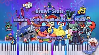 Brawl Stars Season 30 SpongeBob Menu Music Piano