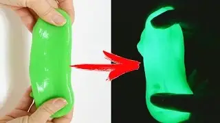СВЕТЯЩИЙСЯ ЛИЗУН! КАК СДЕЛАТЬ ЛИЗУН СВОИМИ РУКАМИ?!
