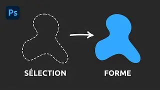 Comment transformer une Sélection en Tracé / Forme sur Photoshop [Tuto]