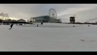 Гонки на крутых тачках у Ашана по льду!!!(УЛЬЯНОВСК)